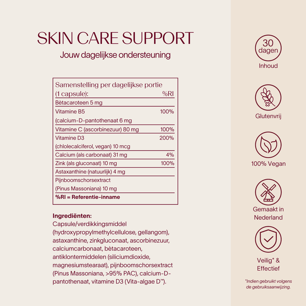 Skin Care Support | Clear & Pure